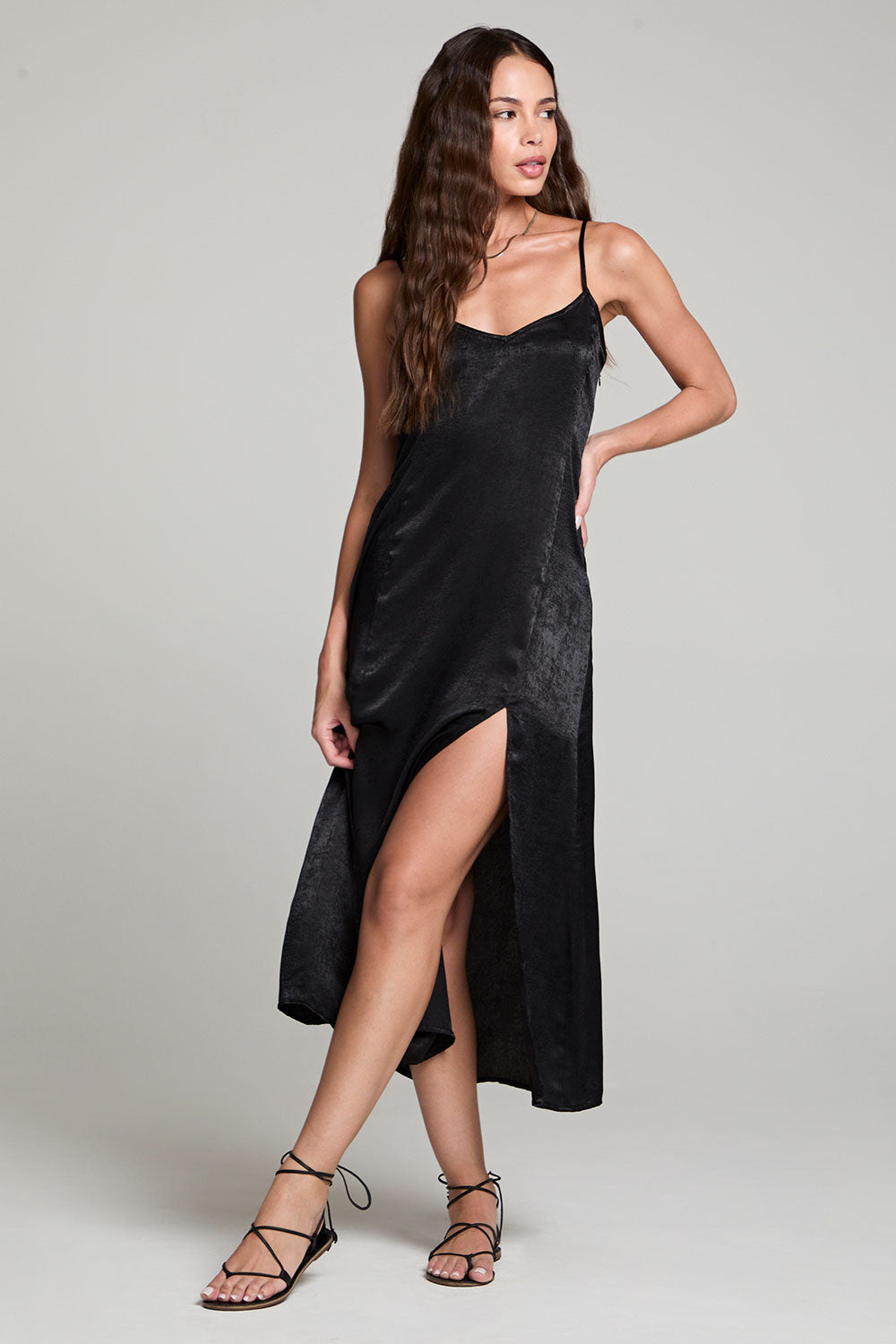 sundae tank midi dress Sundae Tank Midi Party Dress by For Love & Lemons at Free People, Black, XS