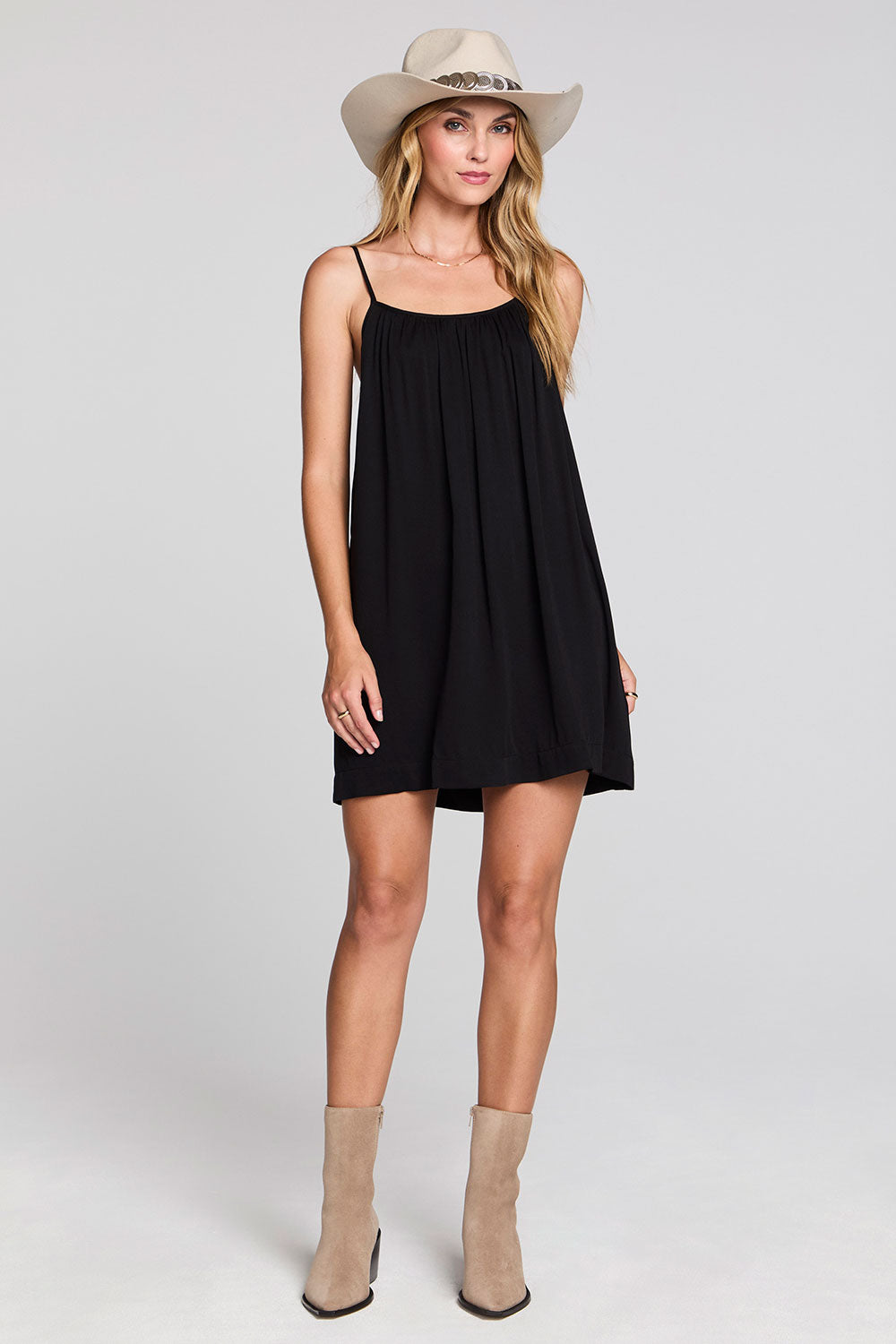 Valey Black Mini Dress