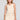 Front view of a woman wearing the Saltwater Luxe Ashbee Tank in Natural on a neutral background