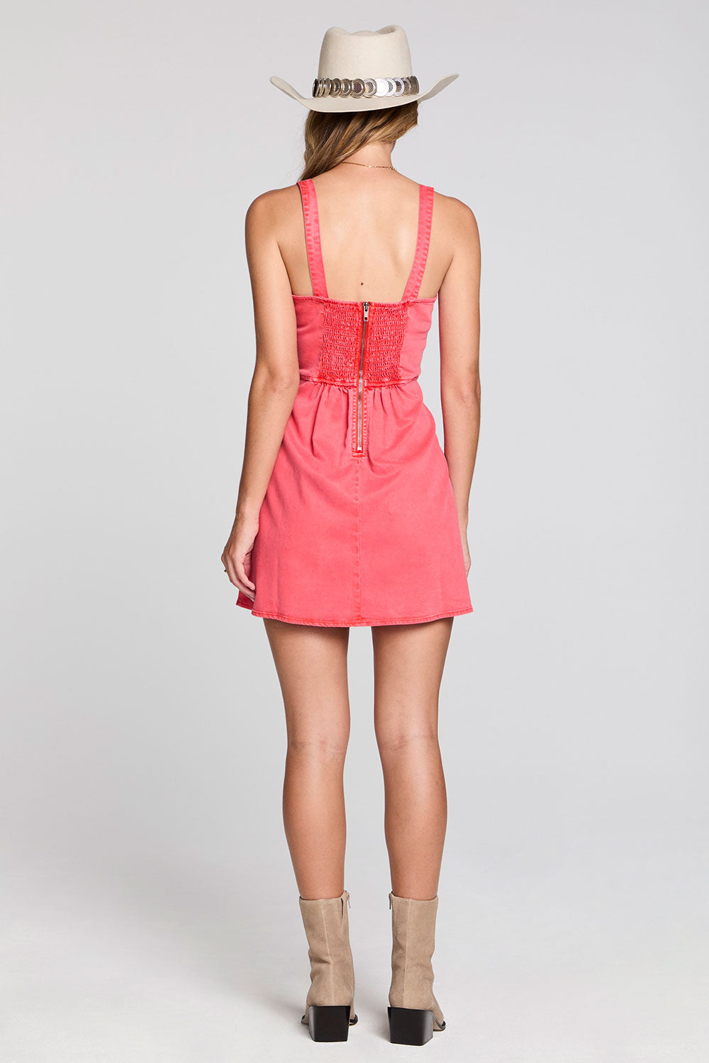 cranberry mini dress CHLOIE LINEN MINI DRESS