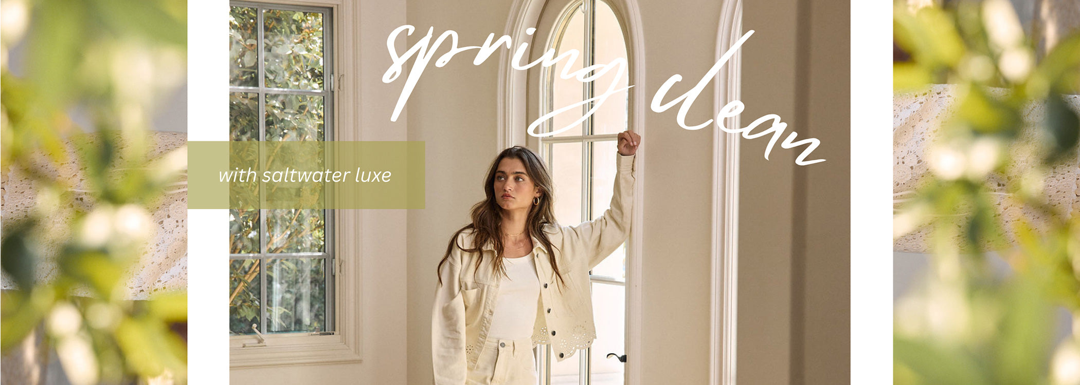 Explore Saltwater Luxe’s newest drop—featuring sun-washed textures, fluid silhouettes, and that unmistakable laid-back edge. Effortless fashion for wherever the season takes you.
