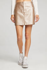 Asteria Champagne Mini Skirt - Saltwater Luxe