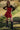 Model wearing the Saltwater Luxe Riven Mini Dress in Crimson with slim straps, editorial view