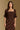 Model wearing the Saltwater Luxe Eddith Top in Multi with a square neckline and puff sleeves, front view