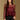 Model wearing the Saltwater Luxe Korrey Burgundy Top with a ruffled hem, front view