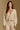 Model wearing the Saltwater Luxe Sutton Natural Sweater with ribbed texture, front view