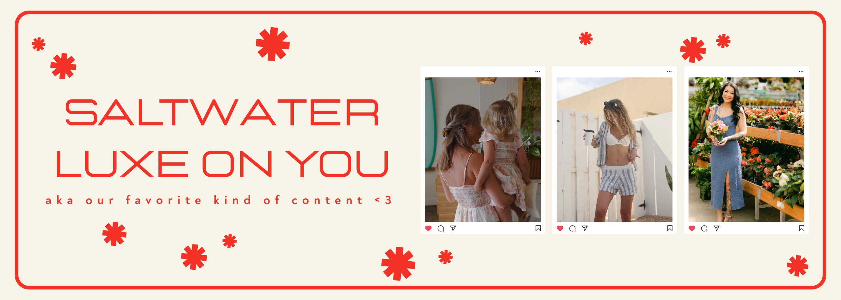 Discover Saltwater Luxe on You and shop real customer looks featuring bestselling dresses, tops and matching sets