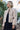 Front view of a woman wearing the Saltwater Luxe Ash Jacket in a garden