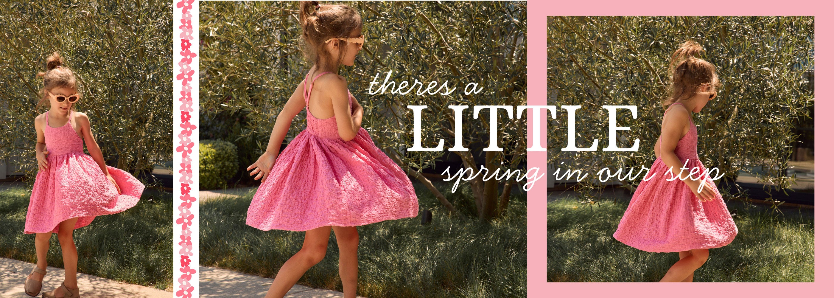 Saltwater Littles Spring Delivery Two girls collection featuring soft spring dresses and everyday sets